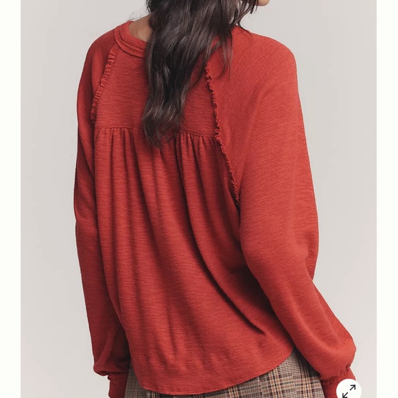 Pilcro Ruffled Raglan sweater - Picture 6 of 7